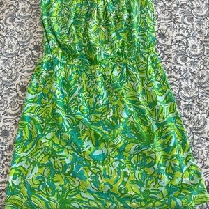 Lilly Pulitzer Green Parrot Print Dress